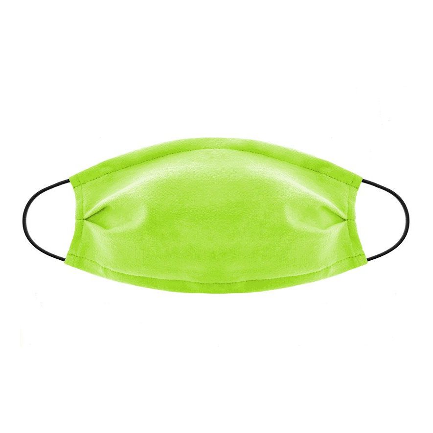 Maska sportowa z bawełny zielona