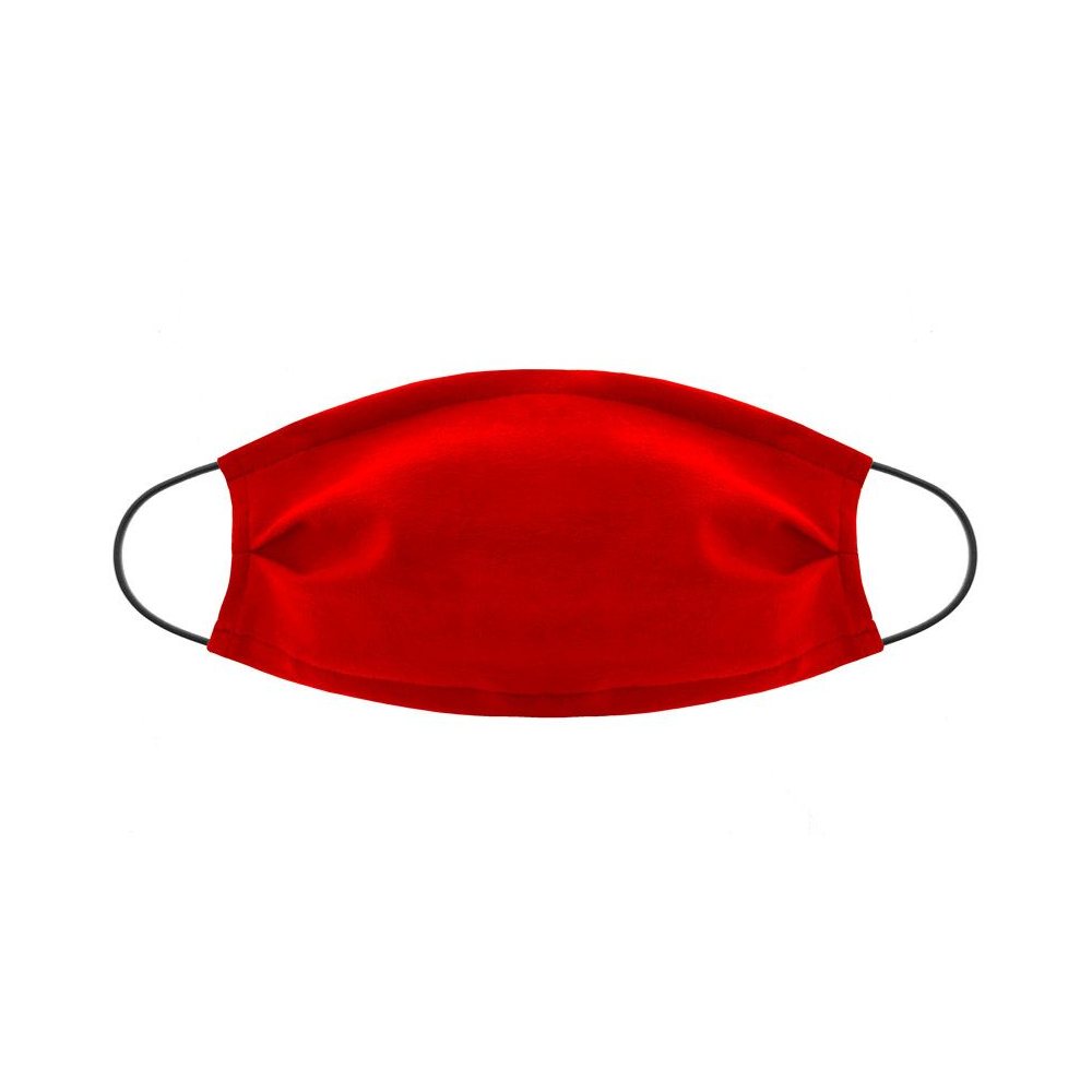 Maska filtr jony srebra gładka czerwona