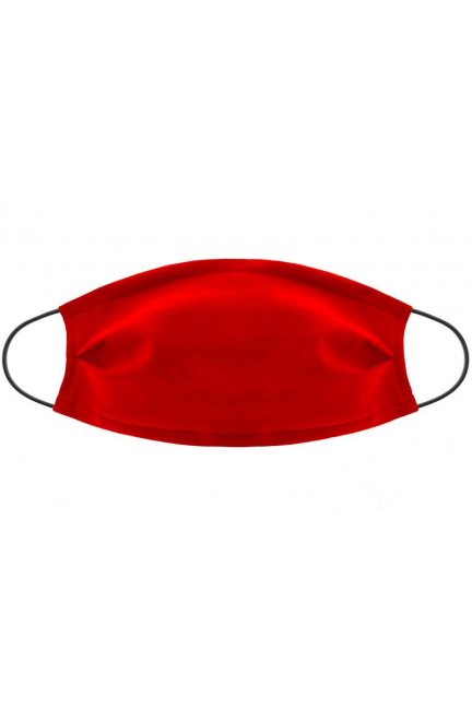 Maska sportowa z bawełny filtr czerwona