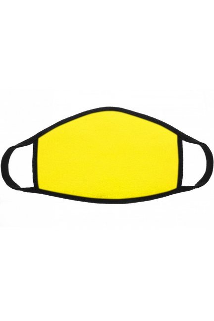 Maska bawełniana jony srebra neon żółty