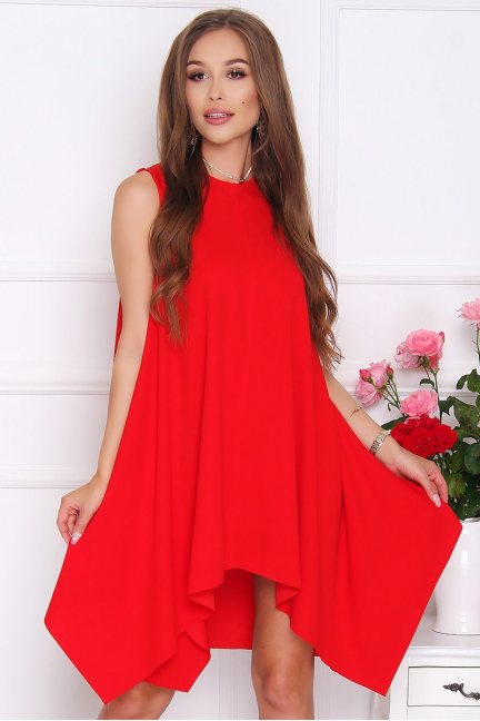  Sukienka koktajlowa VENUS czerwona