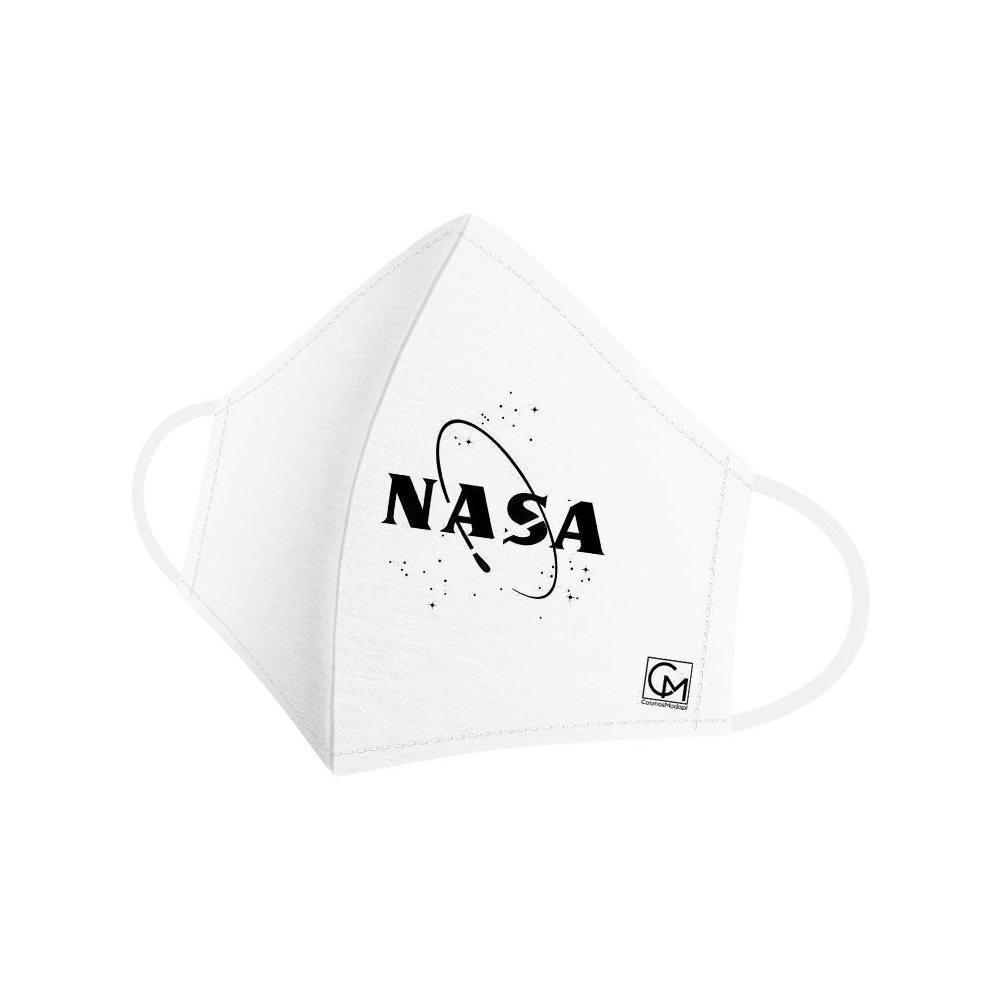 Maska profilowana dziecięca NASA biała