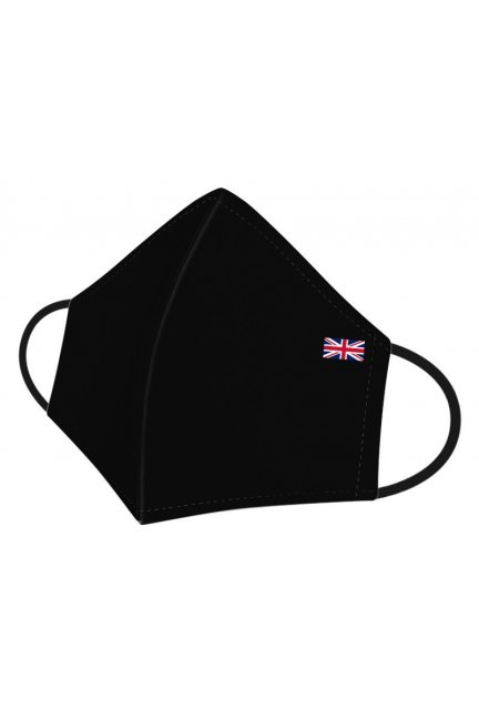Maska ochronna flaga Wielkiej Brytanii czarna
