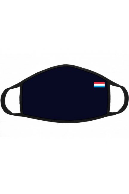 Maska sportowa z flagą Luksemburga granat
