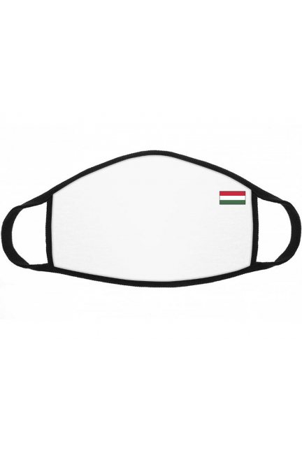 Maska bawełniana flaga Węgier biała