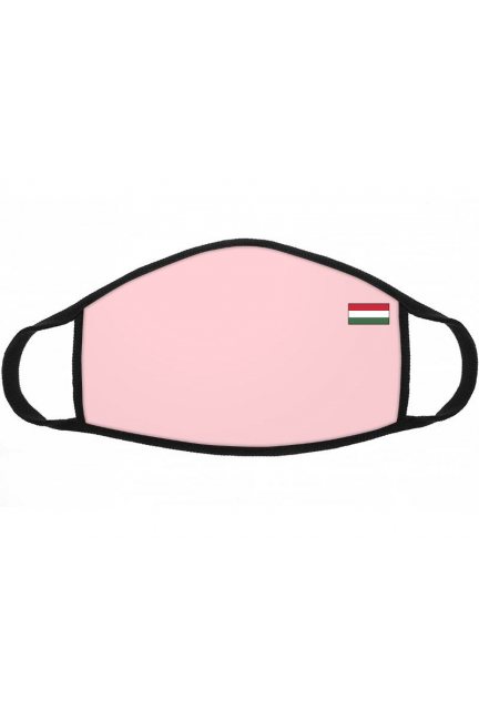 Maska bawełniana flaga Węgier różowa
