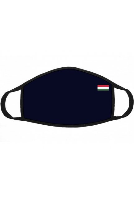 Maska bawełniana flaga Węgier granatowa