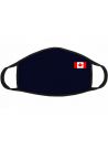 Maska dziecięca nadruk flaga Kanady granatowa