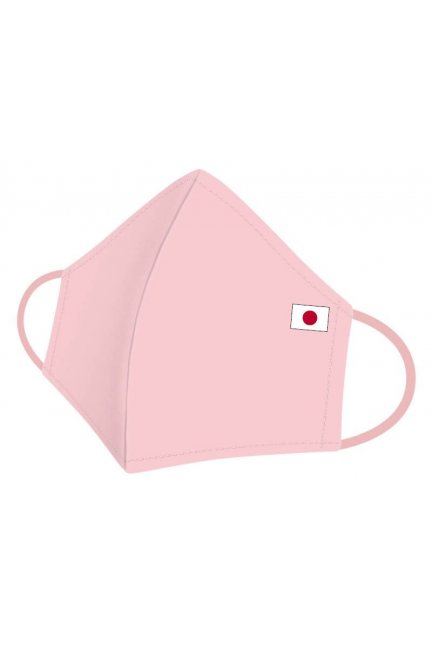 Maska sportowa nadruk flaga Japonii różowa