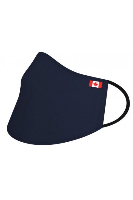 Przyłbica ochronna z flagą Kanady granatowa