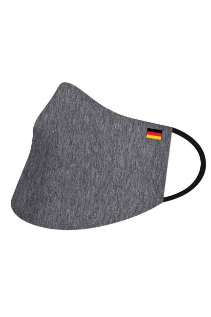 Przyłbica wielorazowa flaga Niemiec grafitowa