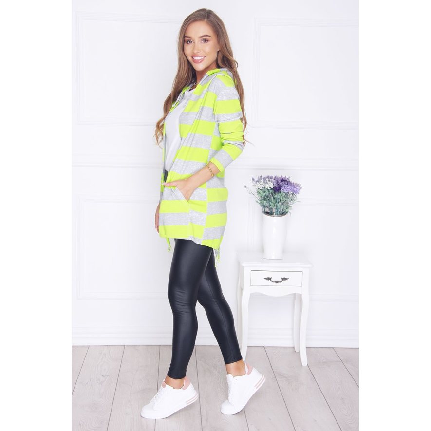 Bluza w neonowe paski