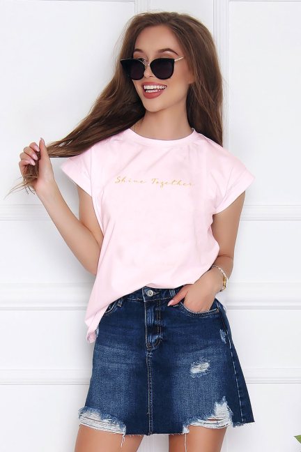 Koszulka damska różowa