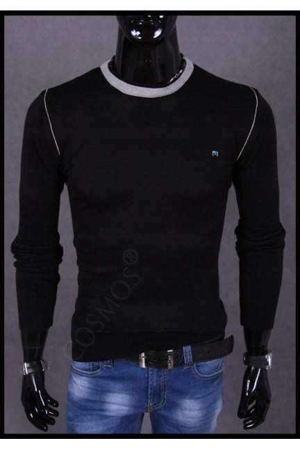 Męski sweter czarny