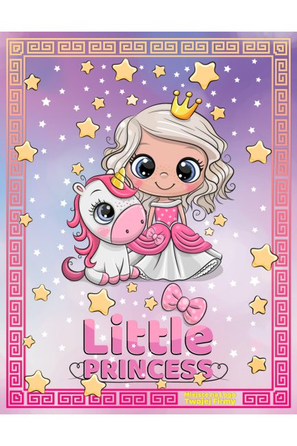 Koc szybkoschnący dziecięcy Little Princess z logo