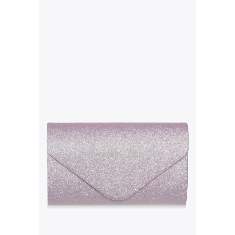 Torebka kopertówka wizytowa liliowa