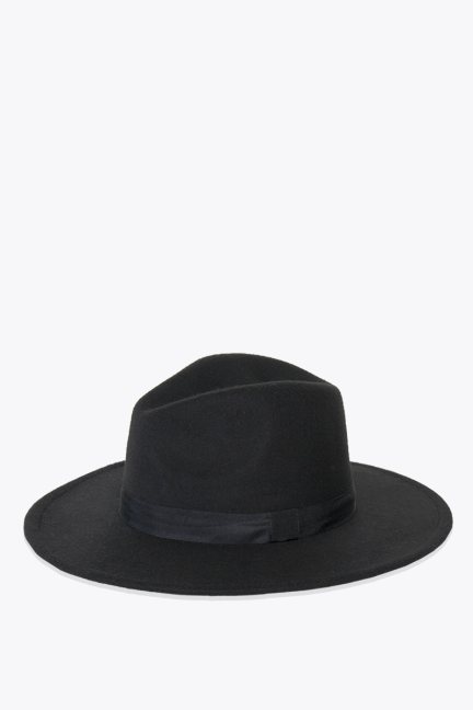 Klasyczny kapelusz damski czarny