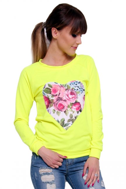 Bluza sportowa serce