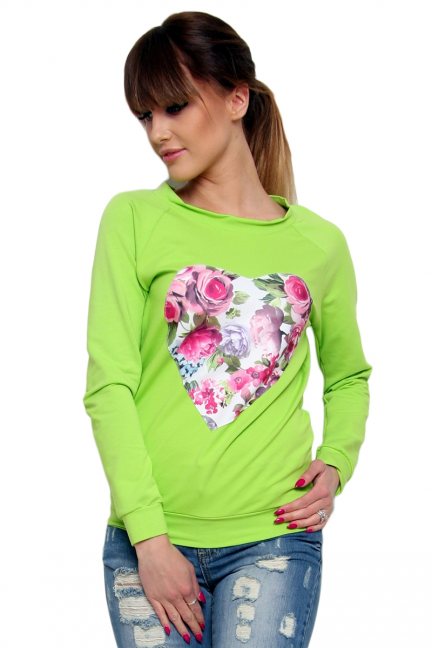 Bluza sportowa serce