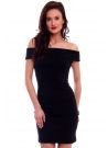 Sukienka dopasowana mini CM571 czarna